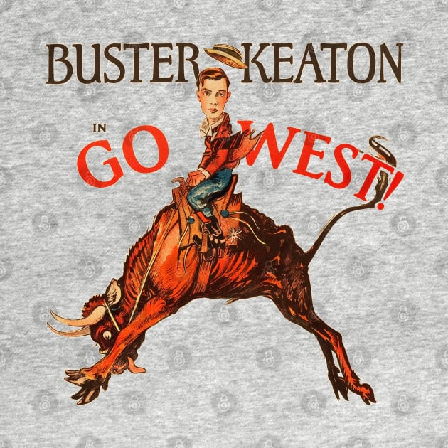 Buster Keaton in Go West! by MovieFunTime